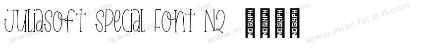 JuliaSoft Special Font N2字体转换